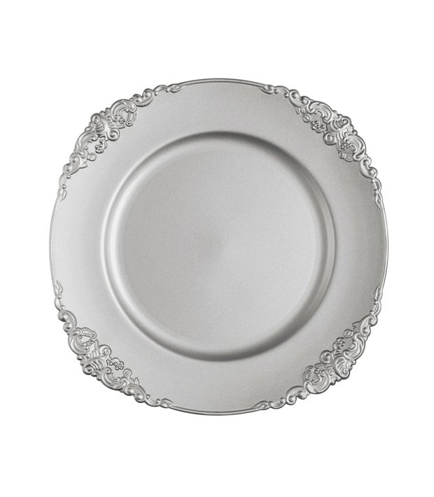 Silver Vintage Charger