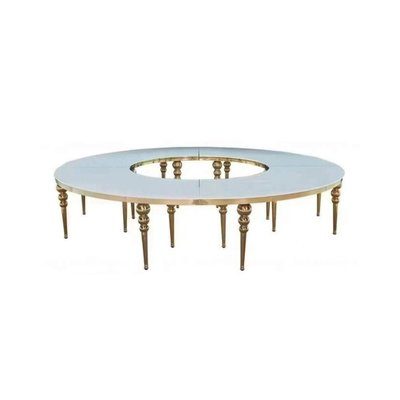 Silver Serpentine Table