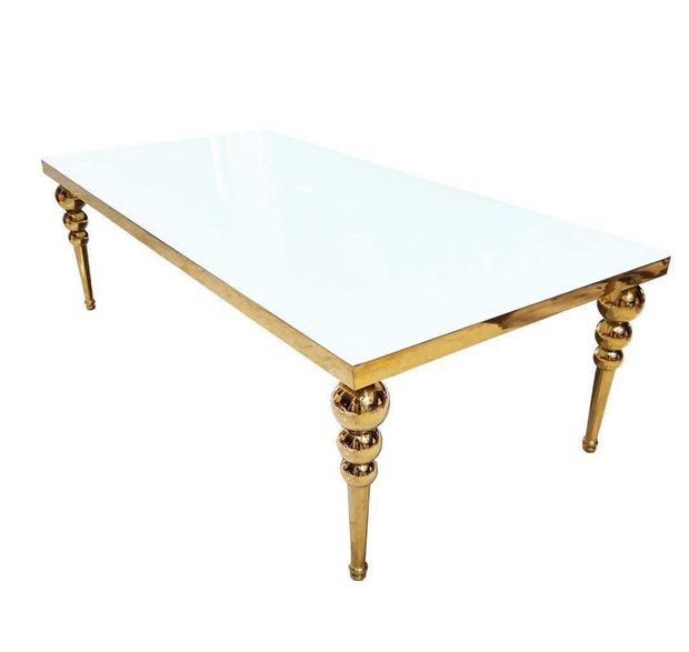 Gold Rectangular Table