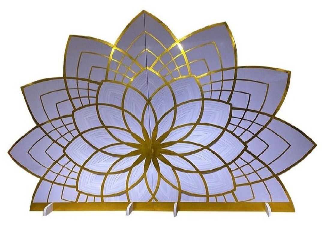 Gold Lotus Backdrop