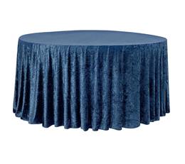 Navy velvet linen