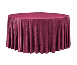 Burgundy velvet linen