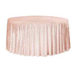 Blush velvet linen