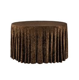 Brown velvet linen