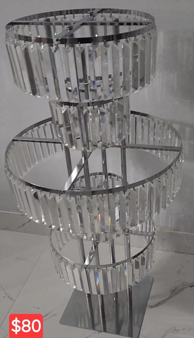 Crystal Tiered Chandelier