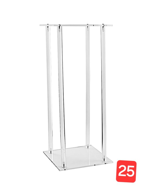 Clear Acrylic Column Stand
