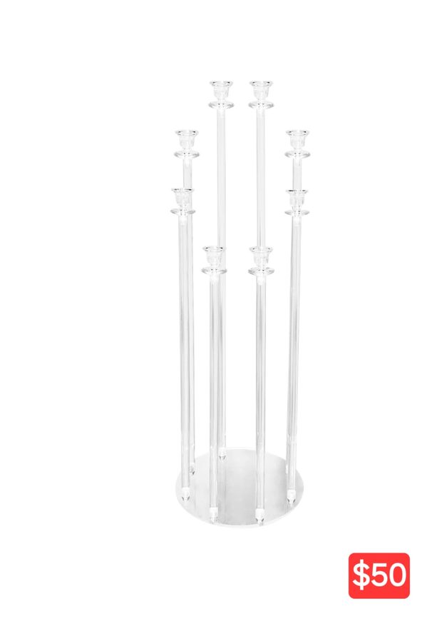 Clear Candlestick Cluster